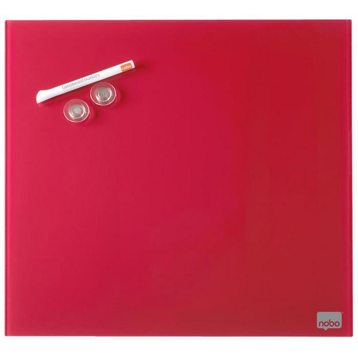TABLA MAGNETICA STICLA ROSIE+ACCESORII, NOBO DIAMOND, 45 x 45 cm *