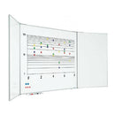 TABLA ALBA ( WHITEBOARD ) SMIT cu 5 suprafete, 90 x 120 cm*