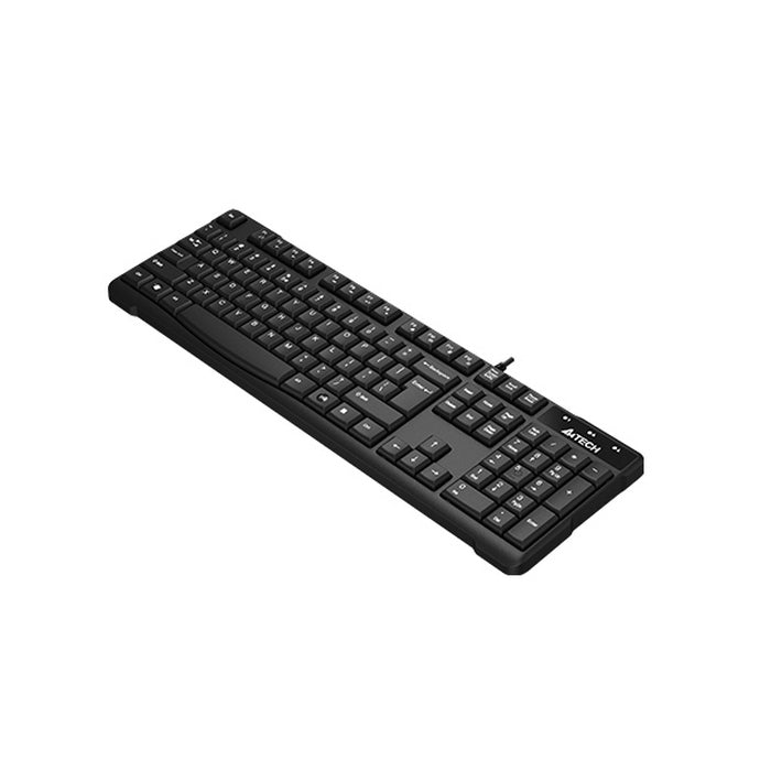 TASTATURA cu fir A4Tech KR-750, USB, Comfort Round (taste rotunjite), NEAGRA*