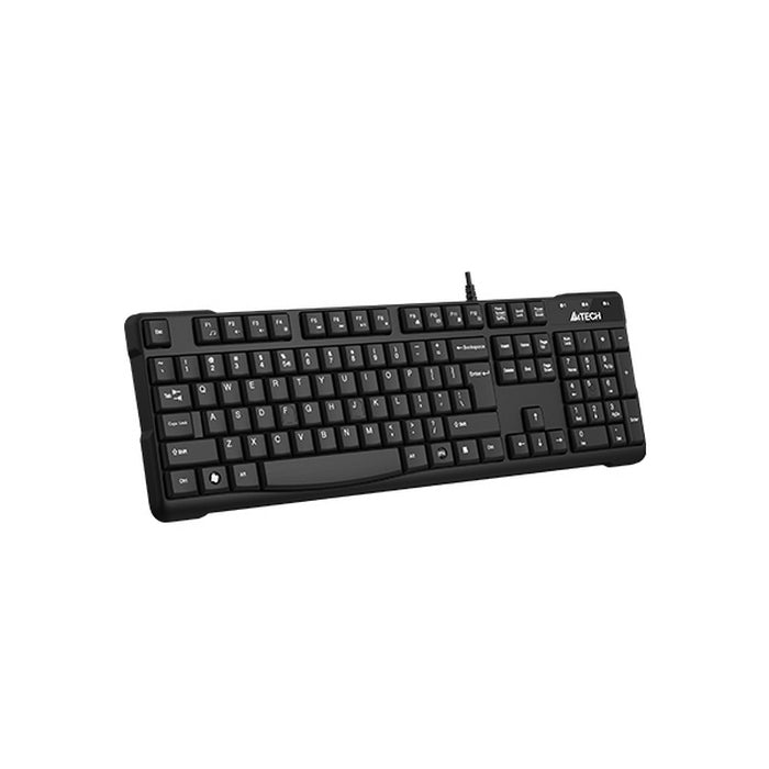 TASTATURA cu fir A4Tech KR-750, USB, Comfort Round (taste rotunjite), NEAGRA*