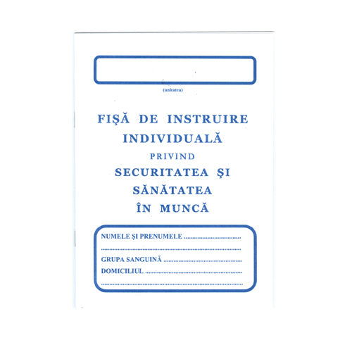 FISA SSM - SIGURANTA SI SECURITATEA MUNCII, A5