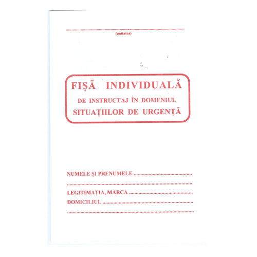 FISA SU - PSI - SITUATII DE URGENTA, A5