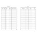 REGISTRU DE INTRARE-IESIRE VERTICAL, OFFSET, A4, COPERTA DCL, 100 file/carnet