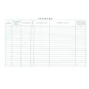 REGISTRU DE INTRARE-IESIRE ORIZONTAL, OFFSET, A4, COPERTA DUPLEX, 100 file/carnet