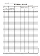REGISTRU JURNAL, OFFSET, A4, COPERTA DUPLEX, 100 file/carnet