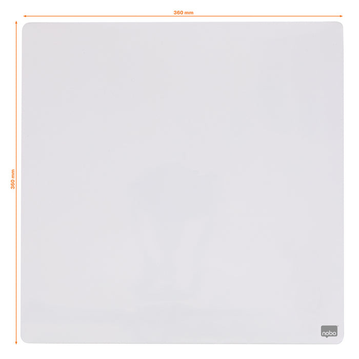 TABLA MAGNETICA DIN PLASTIC, PATRATA, NOBO, 36x36 cm, ALBA*