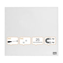 TABLA ALBA ( WHITEBOARD ) MAGNETICA STICLA+ACCESORII NOBO DIAMOND, 45 x 45 cm*