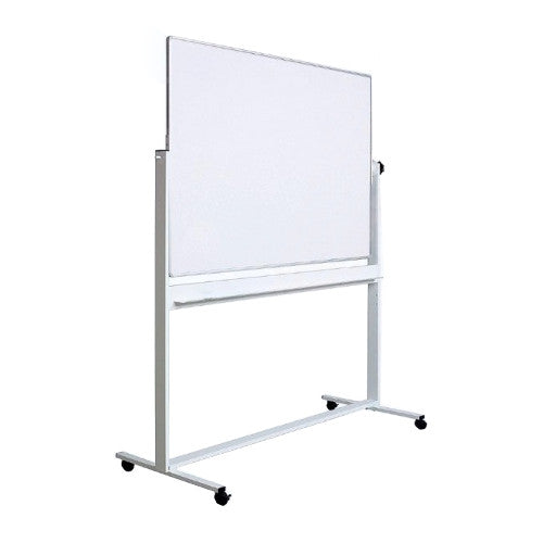 TABLA ALBA ( WHITEBOARD ) ROTATIVA OPTIMA, pe stand mobil, 100 x 180 cm*